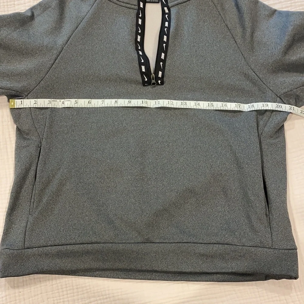 Nike Oversized 1/4 Zip Logo Pullover EUC
